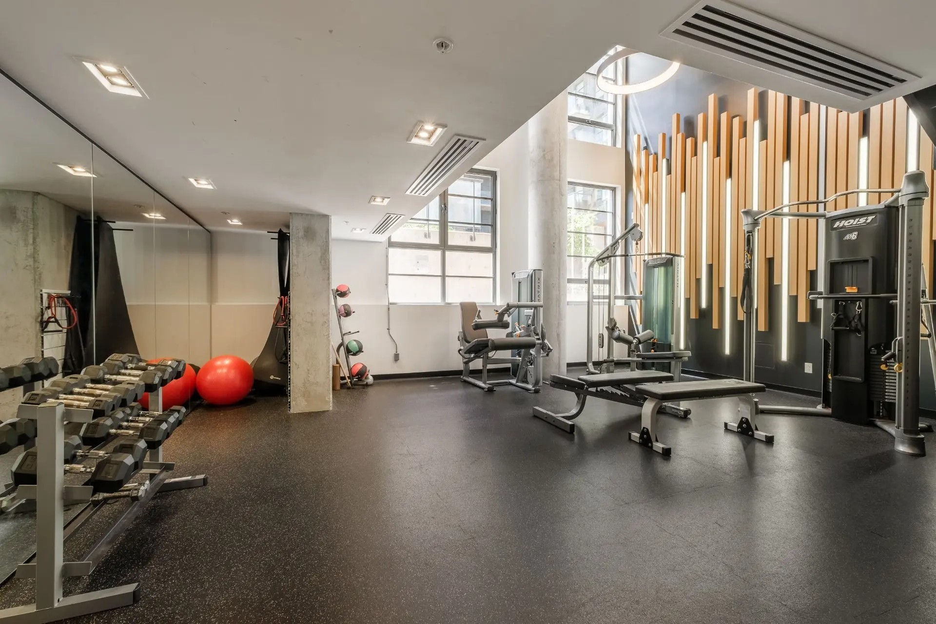 Salle d'exercice