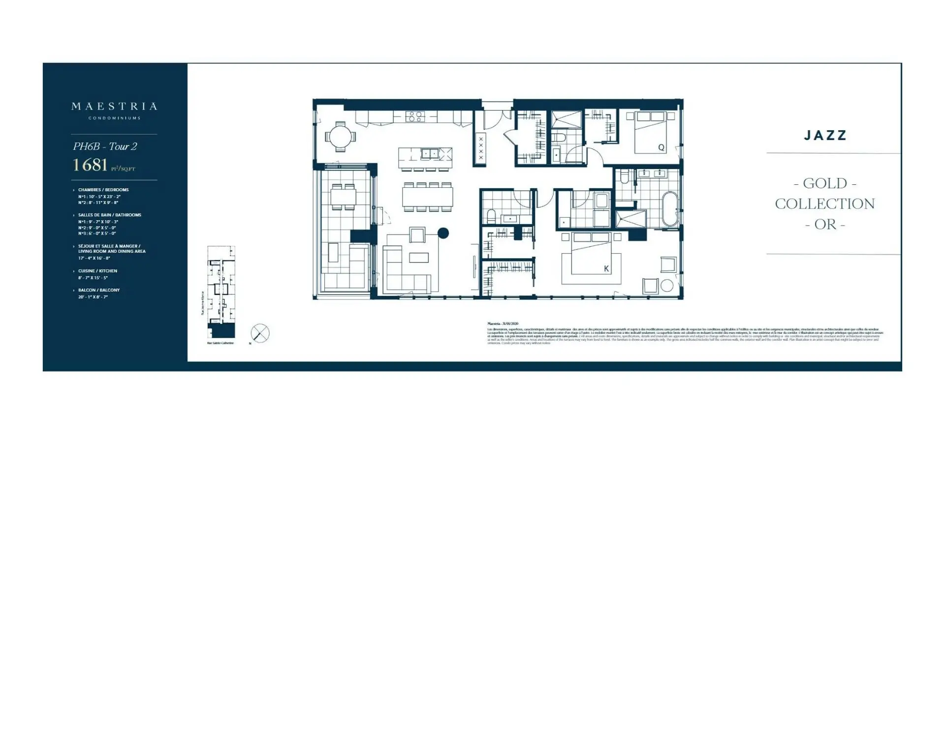 1210 Rue Jeanne-Mance, # PH6007 — photo 1